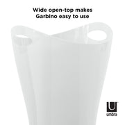 UMBRA - Garbino Trash Can Home & Kitchen Metallic - White