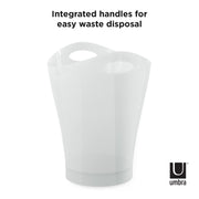 UMBRA - Garbino Trash Can Home & Kitchen Metallic - White