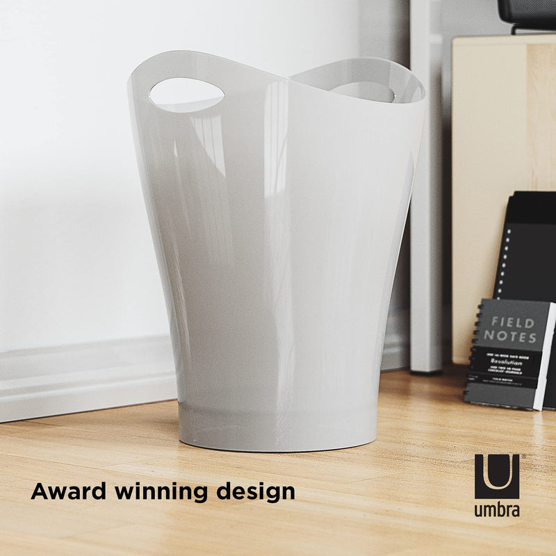 UMBRA - Garbino Trash Can Home & Kitchen Metallic - White