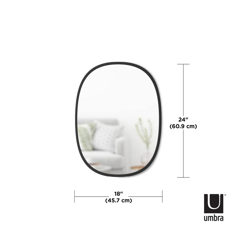UMBRA - Hub Oval Wall Mirror Home & Kitchen 18x24" (46x61 cm)