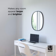 UMBRA - Hub Oval Wall Mirror Home & Kitchen 18x24" (46x61 cm)