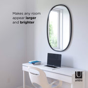 UMBRA - Hub Oval Wall Mirror Home & Kitchen 24x36" (61x91 cm)