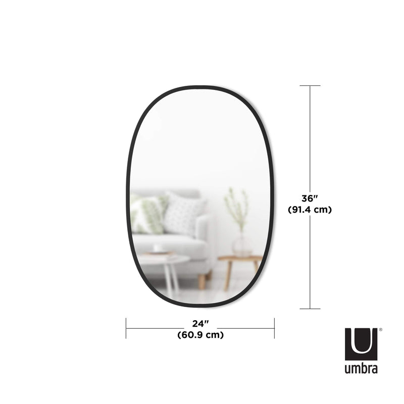 UMBRA - Hub Oval Wall Mirror Home & Kitchen 24x36" (61x91 cm)
