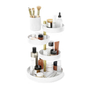 UMBRA - Pirouette Cosmetic Organizer Home & Kitchen White - Brass