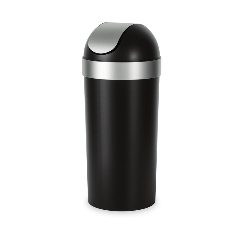 UMBRA - Venti Trash Can | Modern Ventilated Waste Bin Home & Kitchen Black
