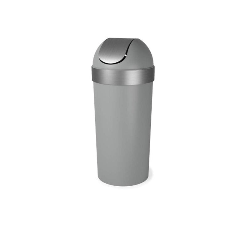 UMBRA - Venti Trash Can | Modern Ventilated Waste Bin Home & Kitchen Grey