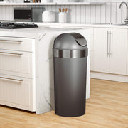 UMBRA - Venti Trash Can | Modern Ventilated Waste Bin Home & Kitchen Pewter