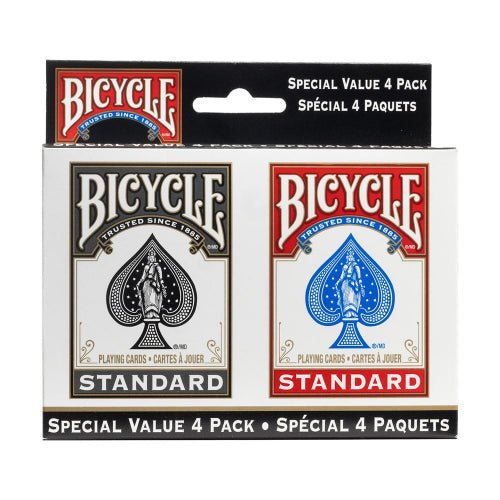 Bicycle - Standard Playing Cards - 4PK Toys & Games