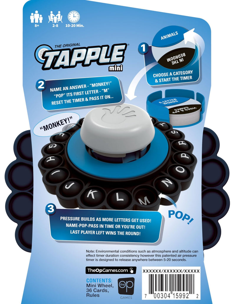 USAopoly - THE Original Tapple Mini Toys & Games