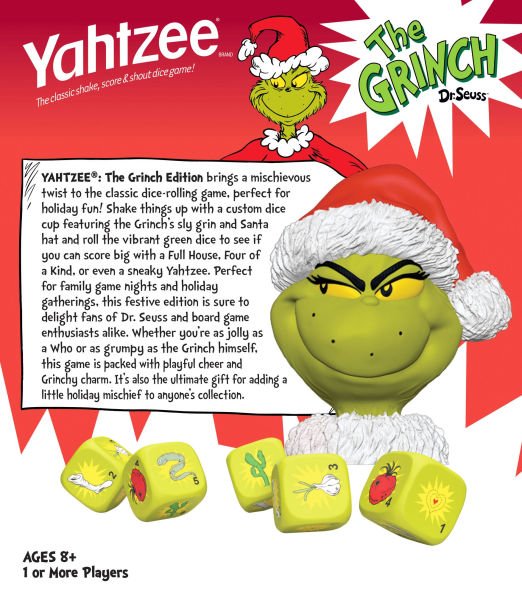 USAopoly - Yahtzee - The Grinch Toys & Games