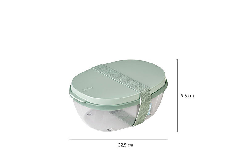 MEPAL - ELLIPSE Duo-Salad Box