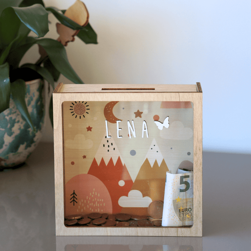 Vintiun - Piggy Bank Mountains + Lettering Kit