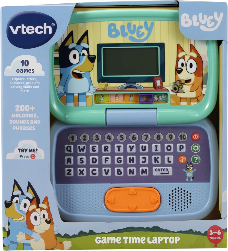 Vtech - Bluey Game Time Laptop (English Version) Toys & Games