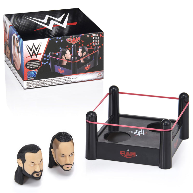 Wow! Stuff - WWE THUMB WAR SUPERSTARS WITH RAW RING Toys & Games