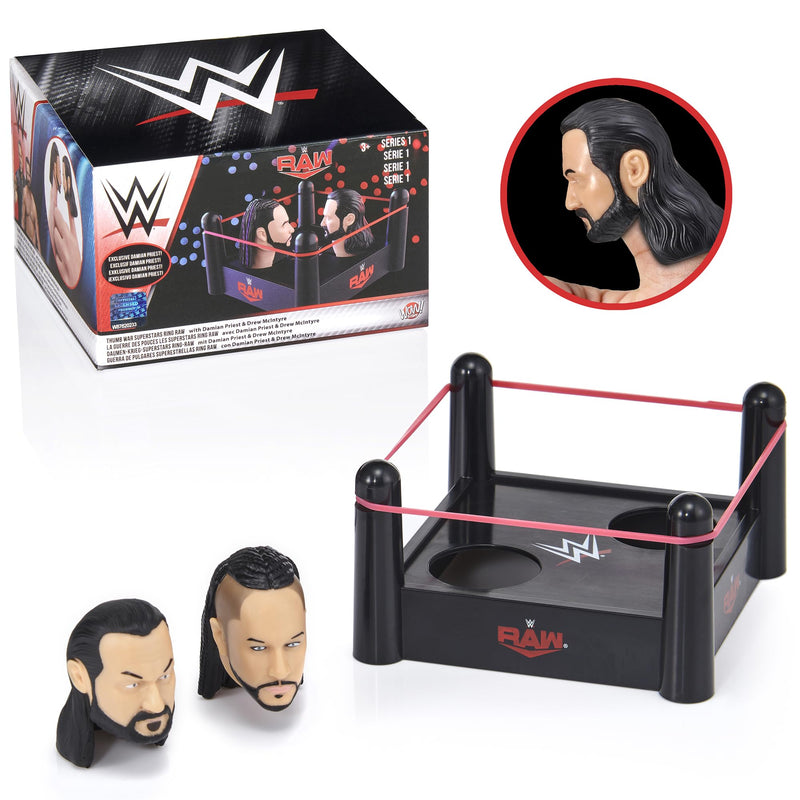 Wow! Stuff - WWE THUMB WAR SUPERSTARS WITH RAW RING Toys & Games