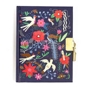 My Mandarine Secret Journal – Birds & Flowers detail