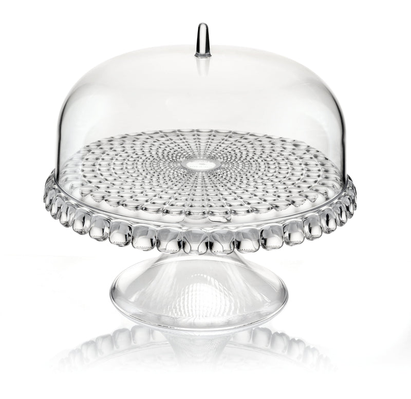 Guzzini - Tiffany - Small Cake Stand With Dome | 12 in - Limolin 